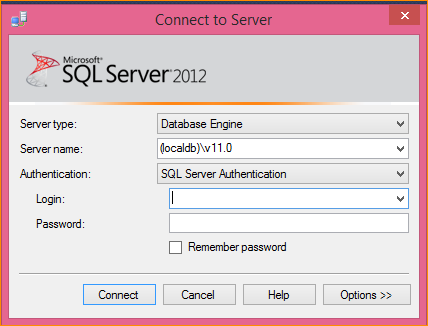 Creating a Connection String and Working with SQL Server LocalDB