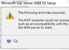  Khi cài đặt SQL SERVER bị lỗi