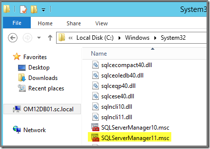Tìm SQL Server Configuration Manager